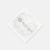 Mr. und Mrs. Wedding Serviette (Ecke)