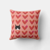 Mr. Valentine the Cat Kissen (Rückseite)