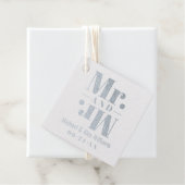 Mr. Wedding Monogram for Two Grooms Gold Geschenkanhänger (Mit Box)
