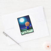 Mr. Wigglypops "Ich werde dein Freund sein" Mondli Runder Aufkleber (Umschlag)