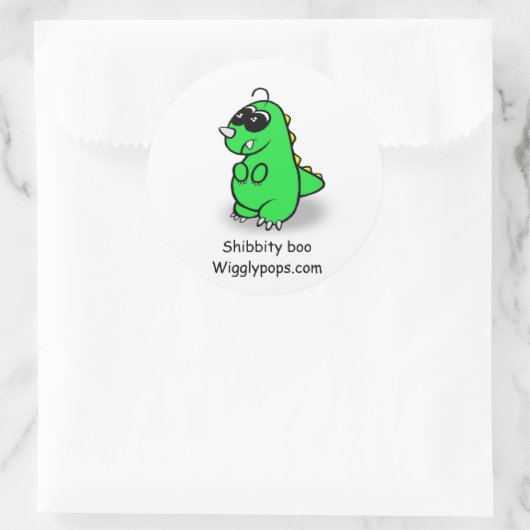 Mr.wigglypops Shibity Boo Aufkleber (Tasche)