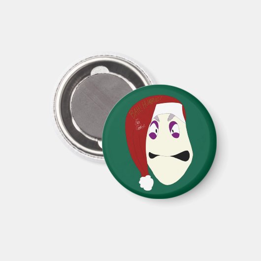 Mr. Williams Bah Humbug xmas Magnet (Vorderseite/Rückseite)