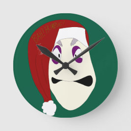 Mr. Williams Bah Humbug xmas Runde Wanduhr