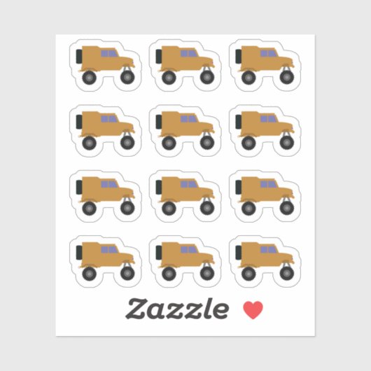 MRAP AUFKLEBER (Blatt)