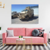 MRAP US MILITÄR-RÜSTUNG LEINWANDDRUCK (Insitu (Wohnzimmer))