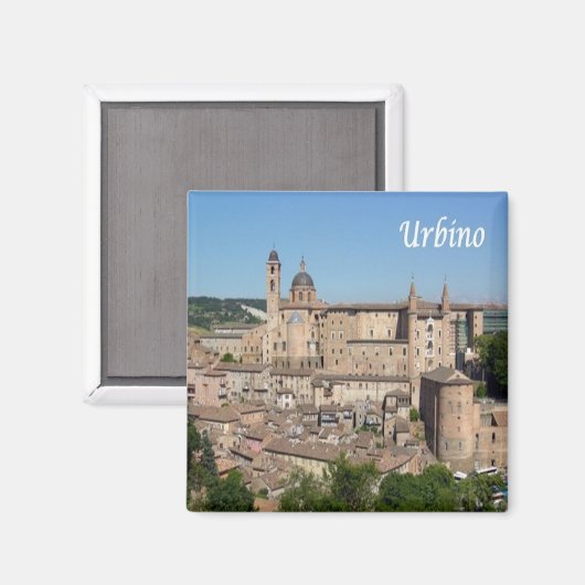 MRC002 URBINO - Marken - Italien - Kühlschrank Magnet (Vorderseite/Rückseite)