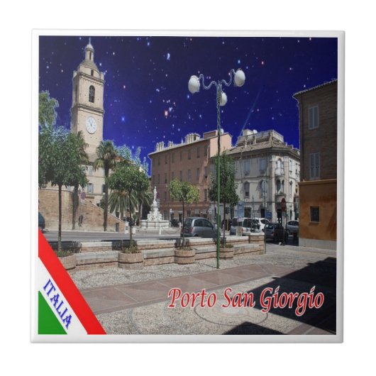 MRC007 PORTO SAN GIORGIO, Marken, Italien, Fliese (Vorderseite)