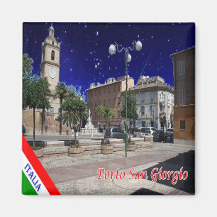 MRC007 PORTO SAN GIORGIO - Marken - Italien - Kühl Magnet