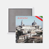 MRC013 LORETO Panorama, Marken, Italien, Kühlschra Magnet (Vorderseite/Rückseite)