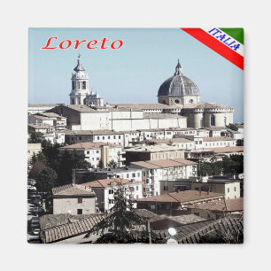 MRC013 LORETO Panorama, Marken, Italien, Kühlschra Magnet