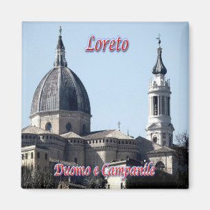 MRC015 LORETO, Kathedrale und Glockenturm, Kühlsch Magnet
