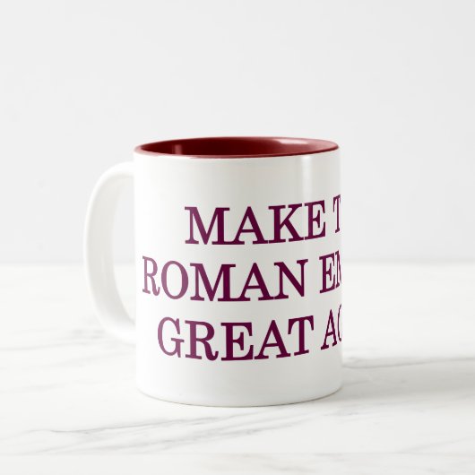 MREGA-Tasse Zweifarbige Tasse (Vorderseite Links)