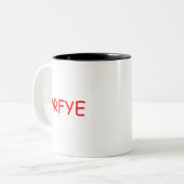 MRFYE-Tasse (Stil 1) Zweifarbige Tasse (Vorderseite Links)