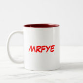 MRFYE-Tasse (Stil 2) Zweifarbige Tasse (Links)