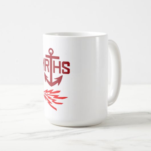 MRHS Anker-Logo-Tasse Kaffeetasse (VorderseiteRechts)