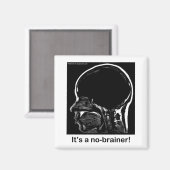 MRI: Das ist ein Selbstgänger! Magnet (Vorderseite/Rückseite)