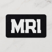 MRI Neurologie Custom QR Visitenkarte (Vorderseite)