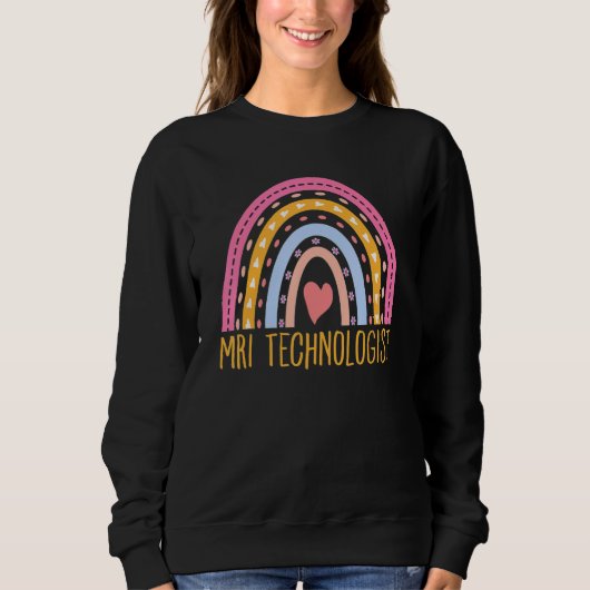 MRI Radiology Radiologic Rainbow Technologist MRI Sweatshirt (Vorderseite)