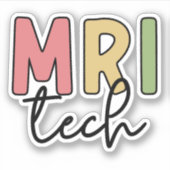 MRI Tech | Geschenke von MRT-Technologen Aufkleber (Vorderseite)