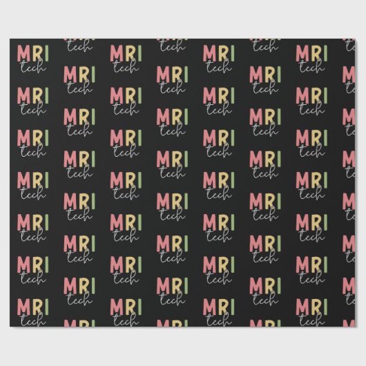 MRI Tech | Geschenke von MRT-Technologen Geschenkpapier (Flach)