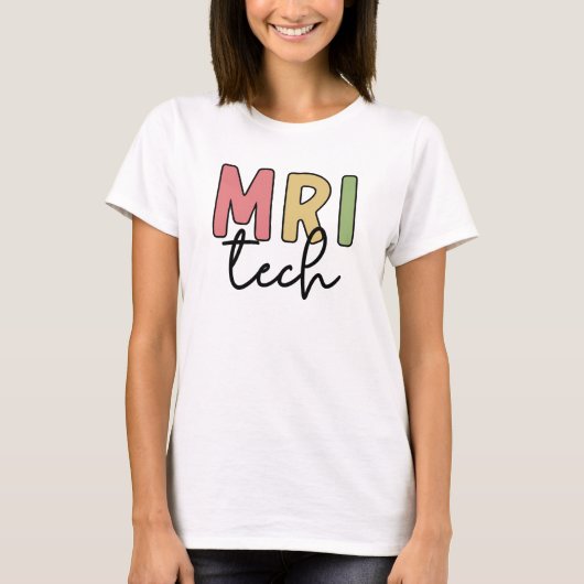 MRI Tech | MRT Technologe Radiologie Technologin T-Shirt (Vorderseite)