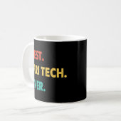Mri Tech Profession Retro Best Mri Tech Ever Kaffeetasse (Vorderseite Links)