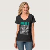 MRI Technician Work Tech Technologist T-Shirt (Vorderseite Vollansicht)