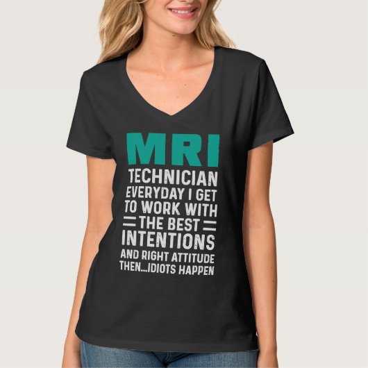 MRI Technician Work Tech Technologist T-Shirt (Vorderseite)
