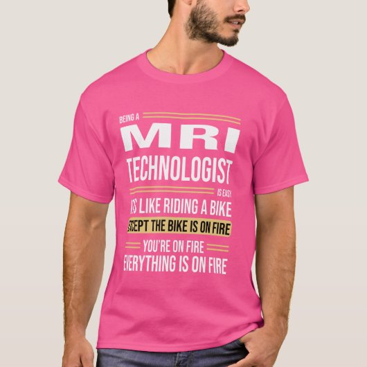 MRI Technologe Definition Funny Job T-Shirt (Vorderseite)