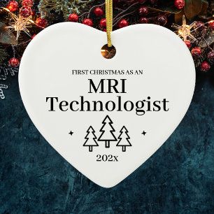 MRI-Technologe erstes Weihnachten Krankenpflege Keramik Ornament