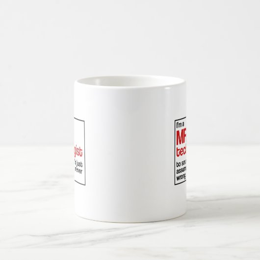 MRI Technologe Kaffeetasse (Mittel)