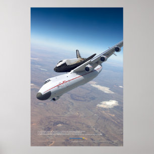 Mrija & Buran: Sowjetischer Flug-Triumphposter Poster