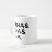 mRNA rRNA tRNA | Arten von RNS Kaffeetasse (Vorderseite Links)