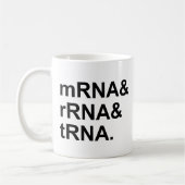 mRNA rRNA tRNA | Arten von RNS Kaffeetasse (Links)