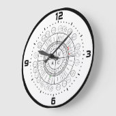 mRNA to AMINO ACID CODON WHEEL Große Wanduhr (Winkel)