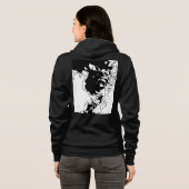 MRNStudios Blume Doodle Hoodie (Schwarz voll)