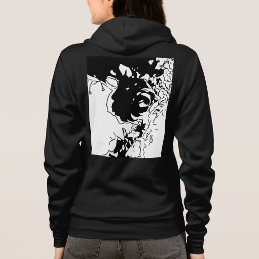 MRNStudios Blume Doodle Hoodie (Rückseite)