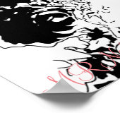 MRNStudios Blume Doodle Poster (Ecke)