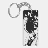 MRNStudios Blume Doodle Schlüsselanhänger (Vorderseite links)