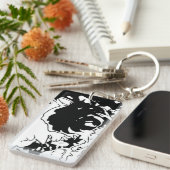 MRNStudios Blume Doodle Schlüsselanhänger (Vorderseite rechts)