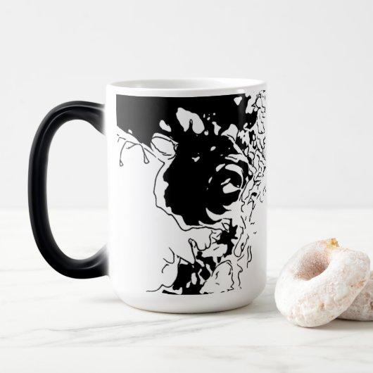 MRNStudios Blume Doodle Verwandlungstasse (Mit Donut)