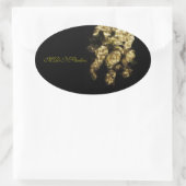 MRNStudios Bud Gilt Ovaler Aufkleber (Tasche)