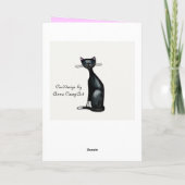 Mroww bedeutet, dass ich Sie Liebe Karte (Rückseite)