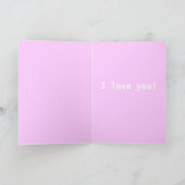 Mroww bedeutet, dass ich Sie Liebe Karte (Innenseite)