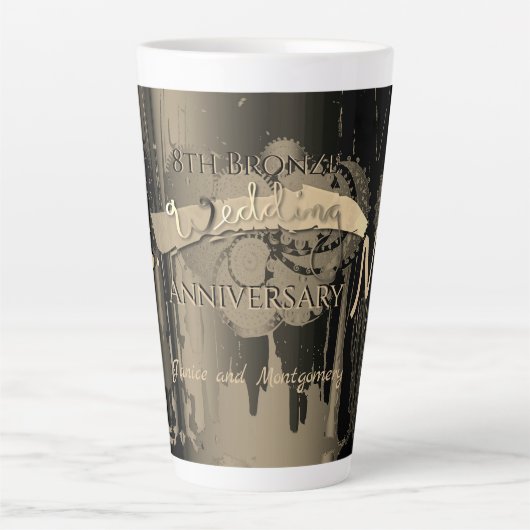 "Mrs." 8. Geburtstag der Bronze Milchtasse (Vorderseite)