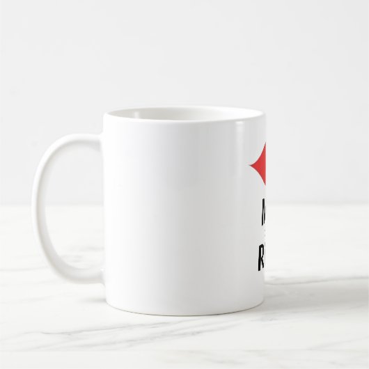 Mrs. Always right Red Lips Matching Kaffeetasse (Links)