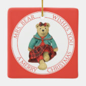 MRS. BAR Keramik Square Ornament + Text (Rückseite)