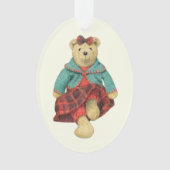MRS. BEAR Acrylic Oval Ornament (Vorderseite)