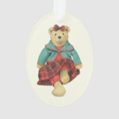 MRS. BEAR Acrylic Oval Ornament (Rückseite)