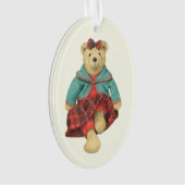MRS. BEAR Acrylic Oval Ornament (Vorderseite)
